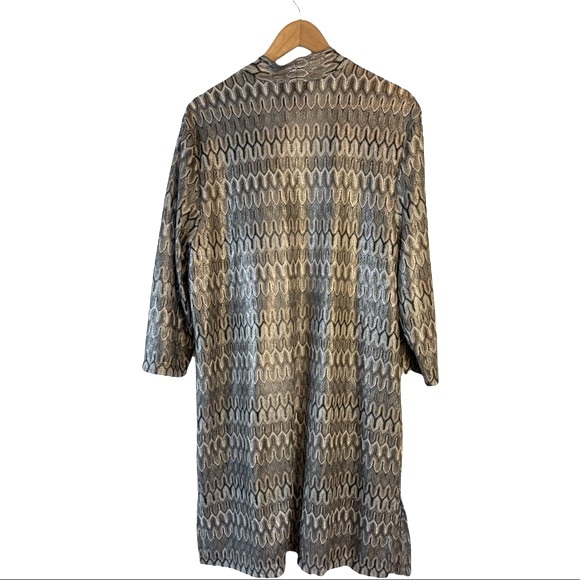 Chico's Gray Patterned Jacket - Picture 4 of 7